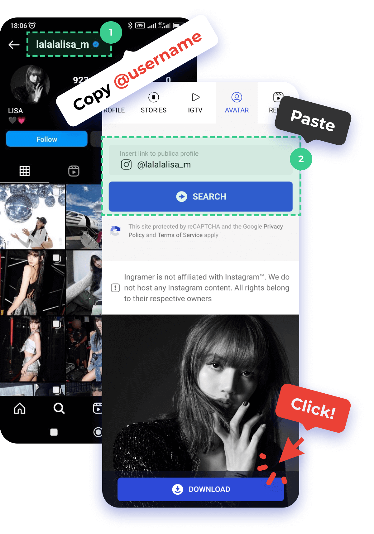 Tutorial: Download Instagram Profile Picture in Full-size : r