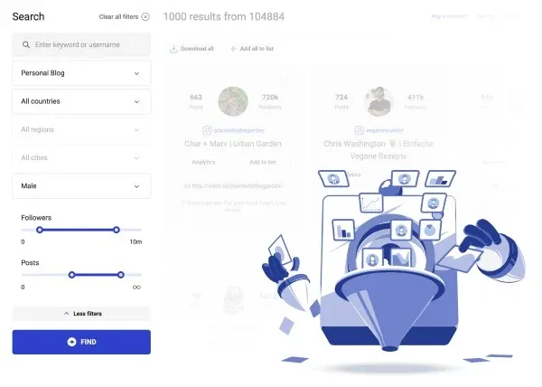 Filter and Collect Inflact Character
