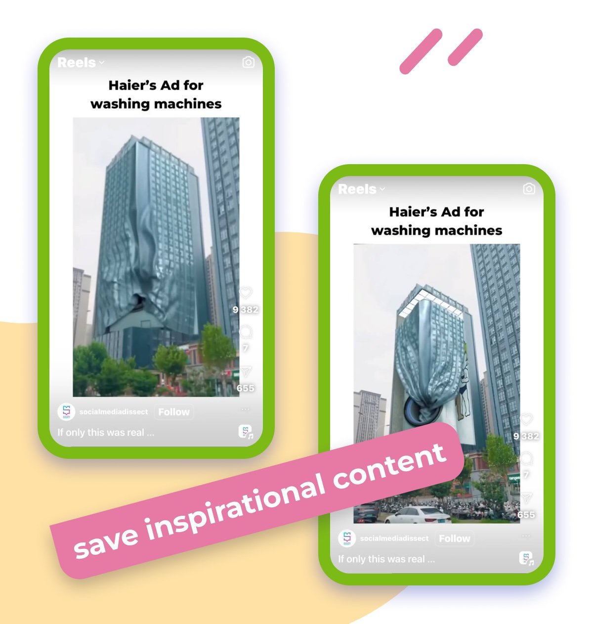 save Instagram Reels for inspiration