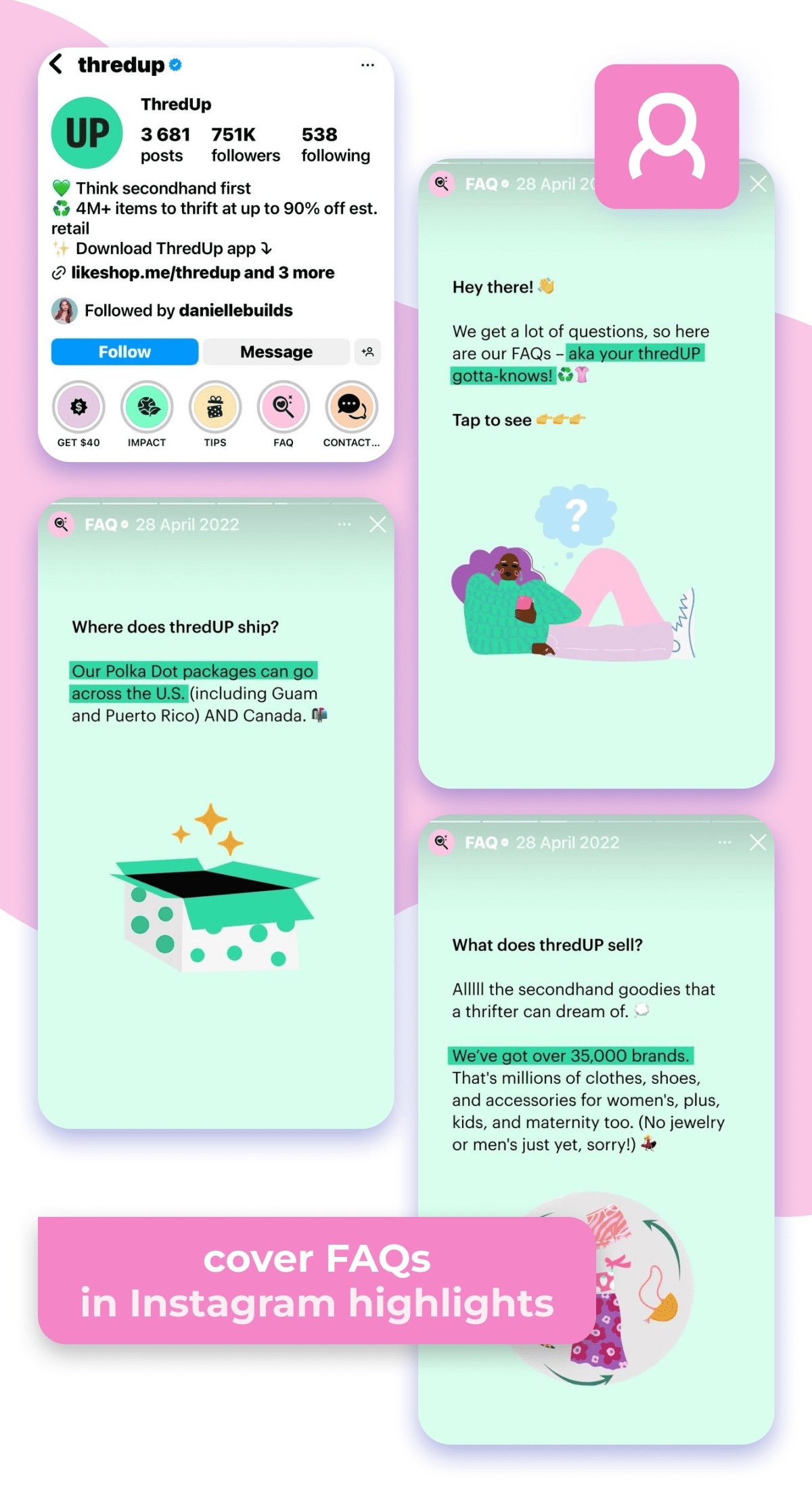 highlighting FAQs