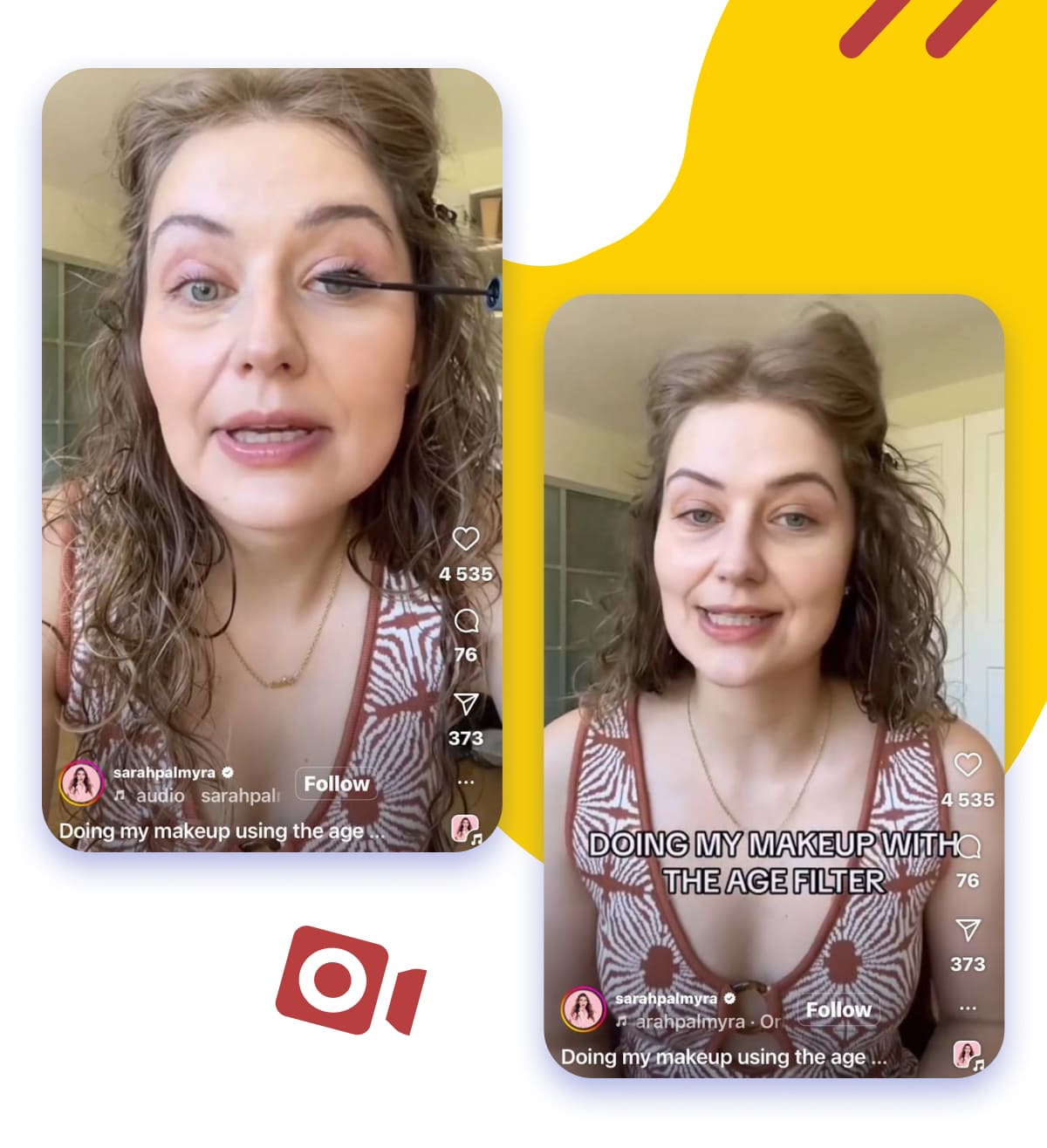 age filter on Instagram