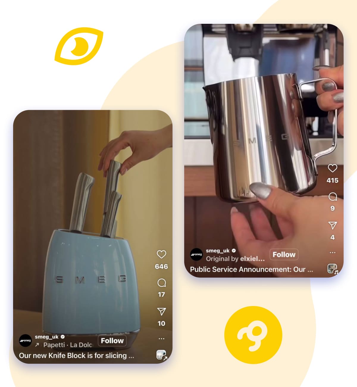 product showcasing Reels
