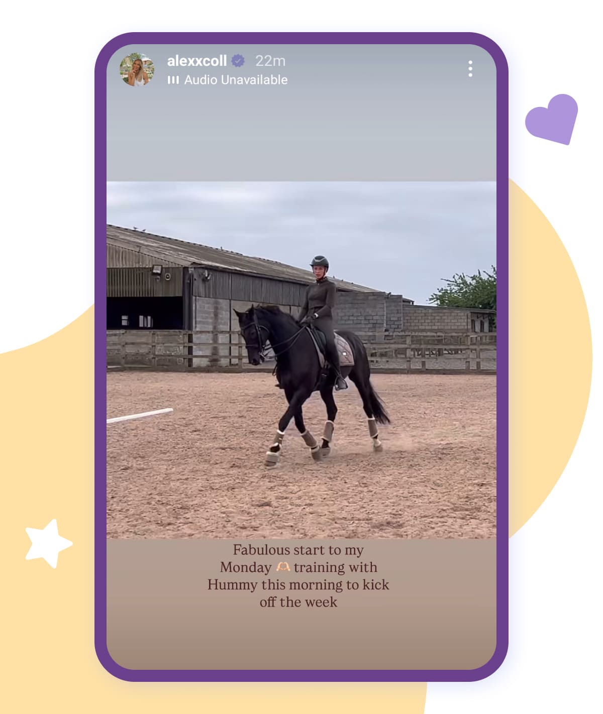 sharing hobbies in IG stories