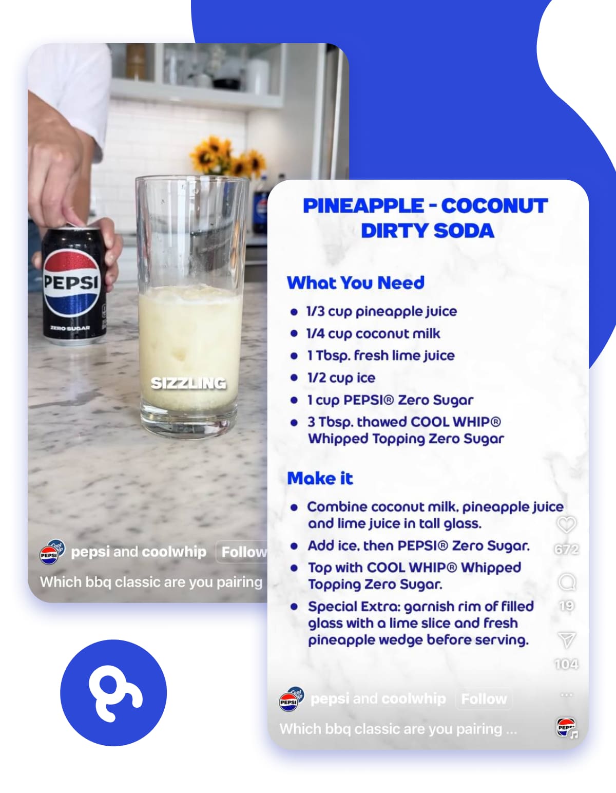 pepsi &#1080; coolwhip collab post