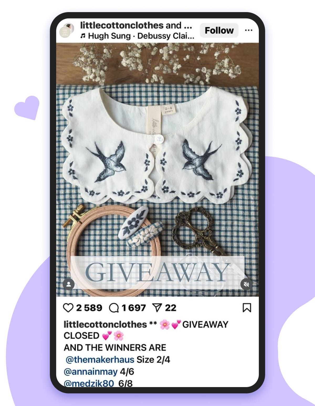 littlecottonclothes and humblebee.atelier collab post