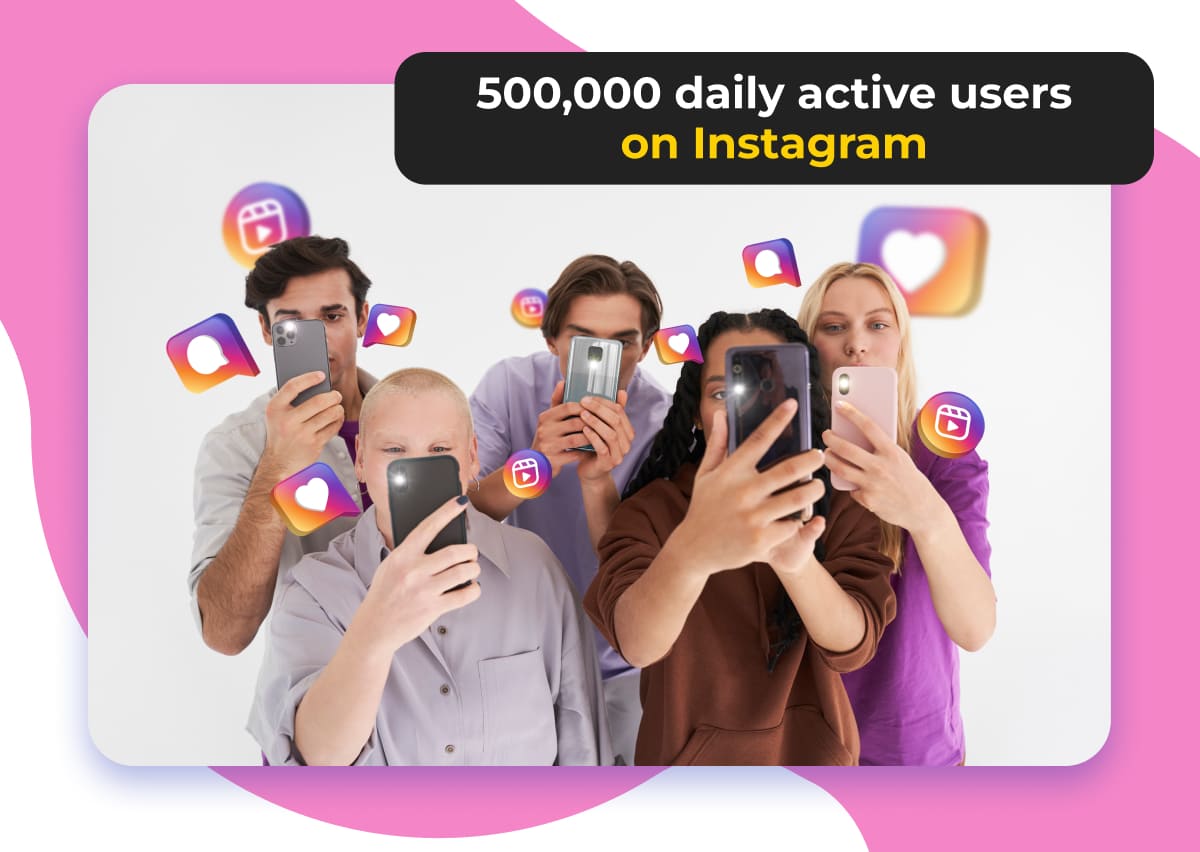 daily active users on Instagram
