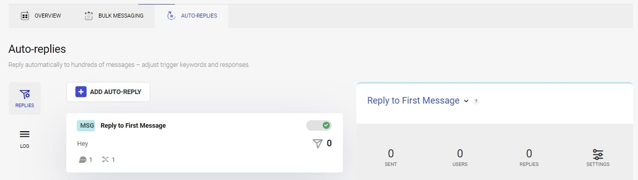 Pick Reply to First Message
