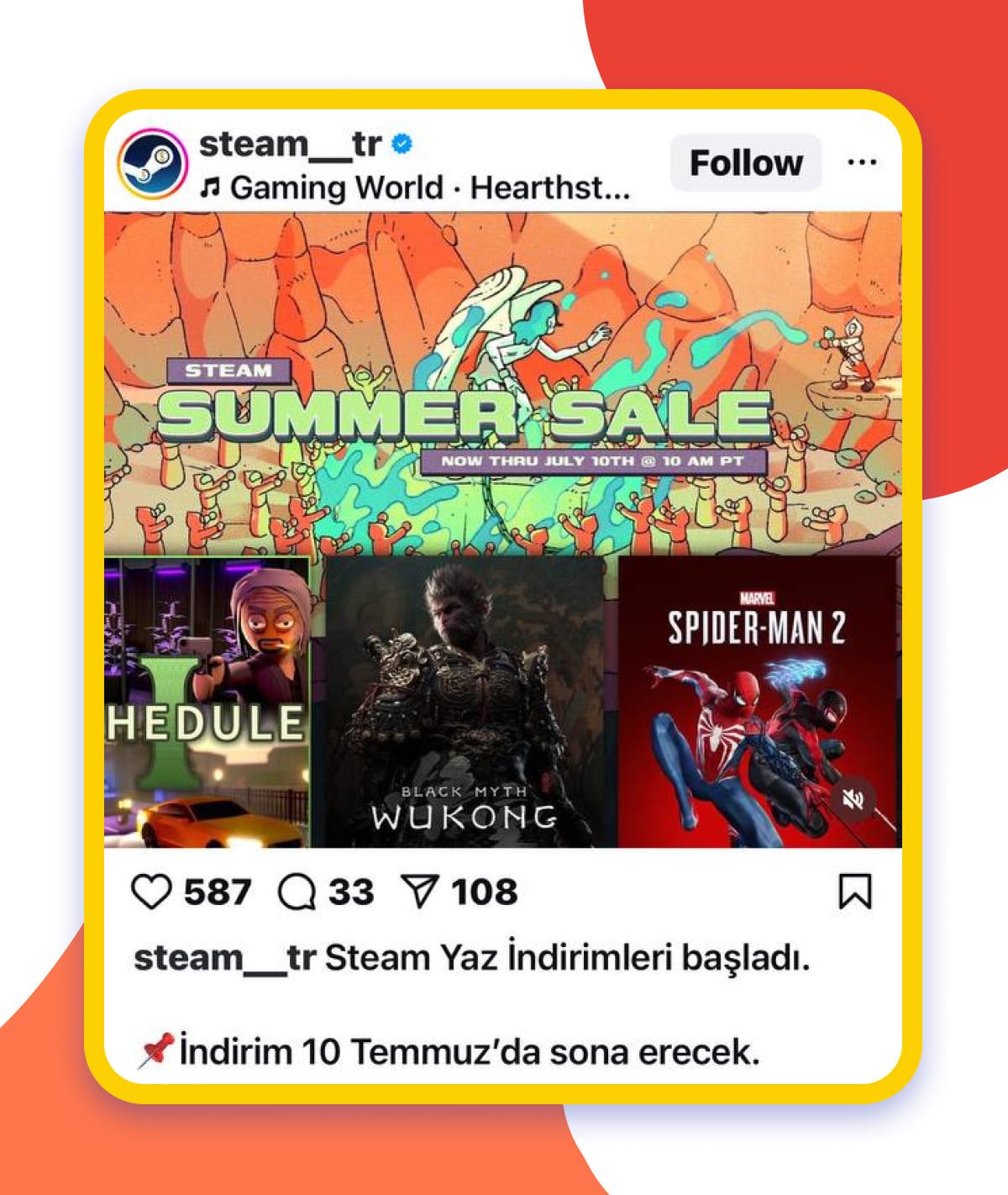 Steam&rsquo;s summer sale on IG