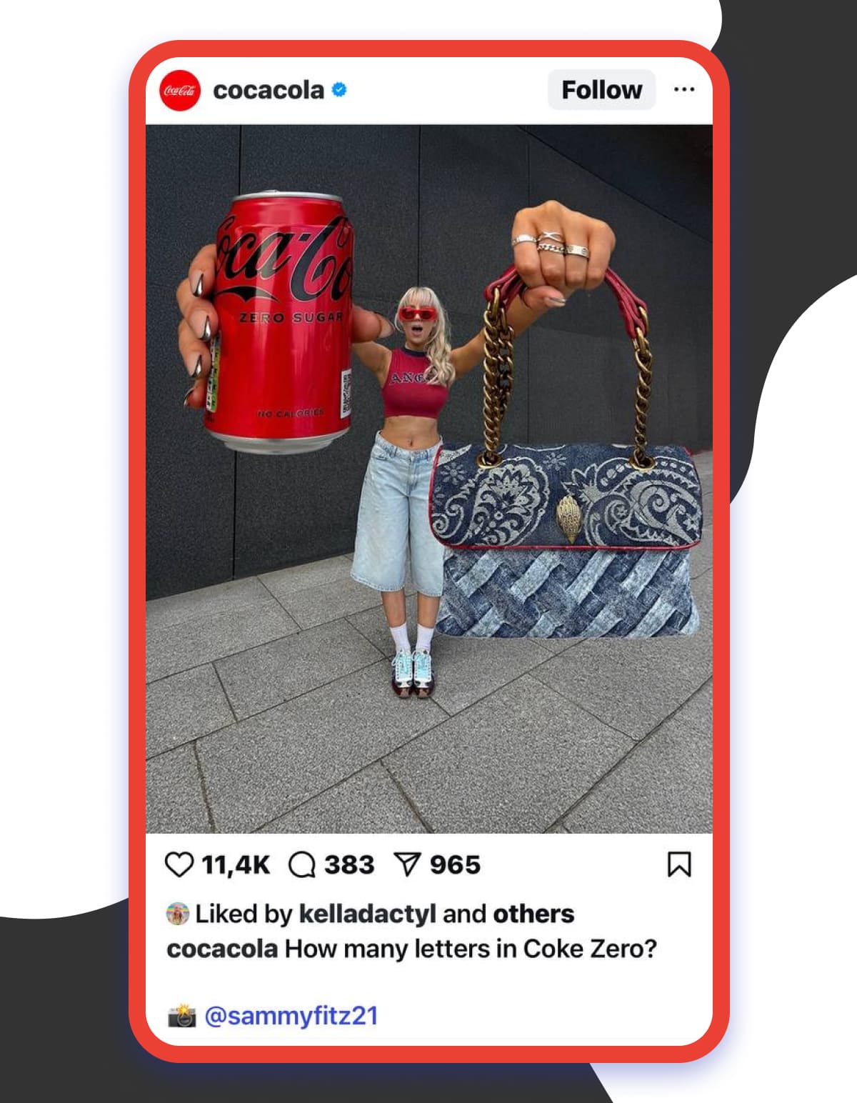 @cocacola IG post