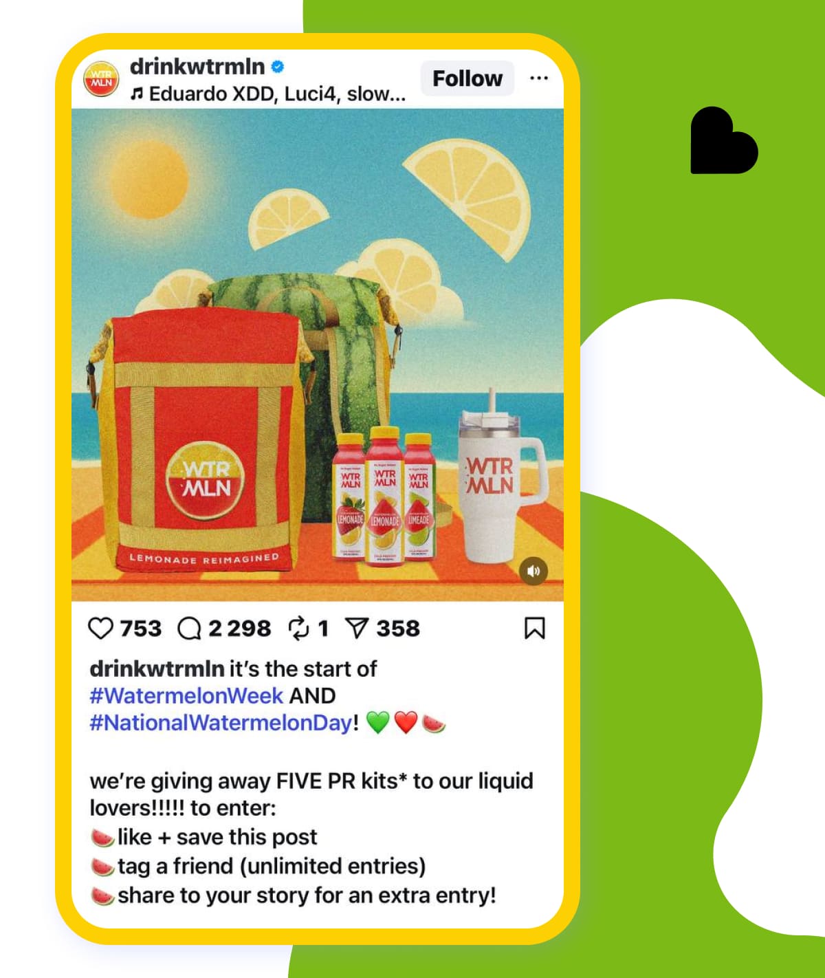 drinkwtrmln IG account