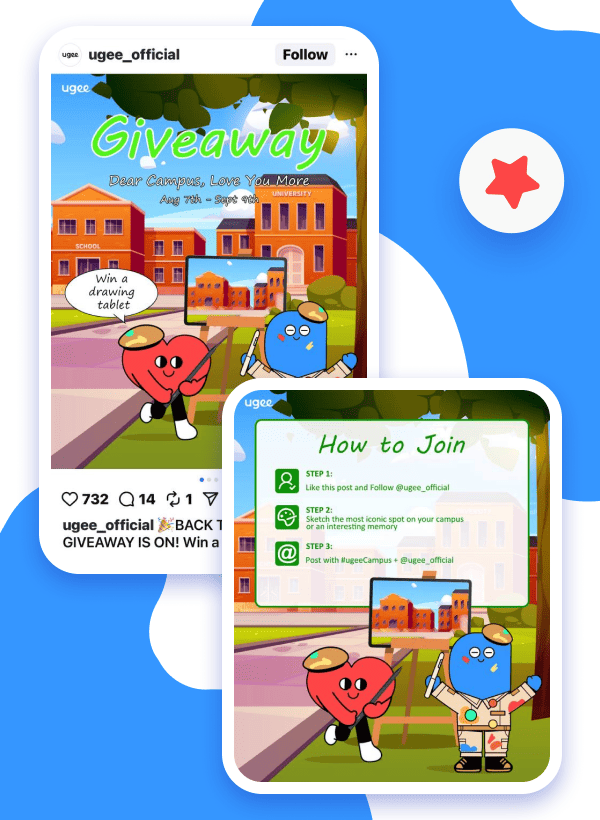 ugee IG account