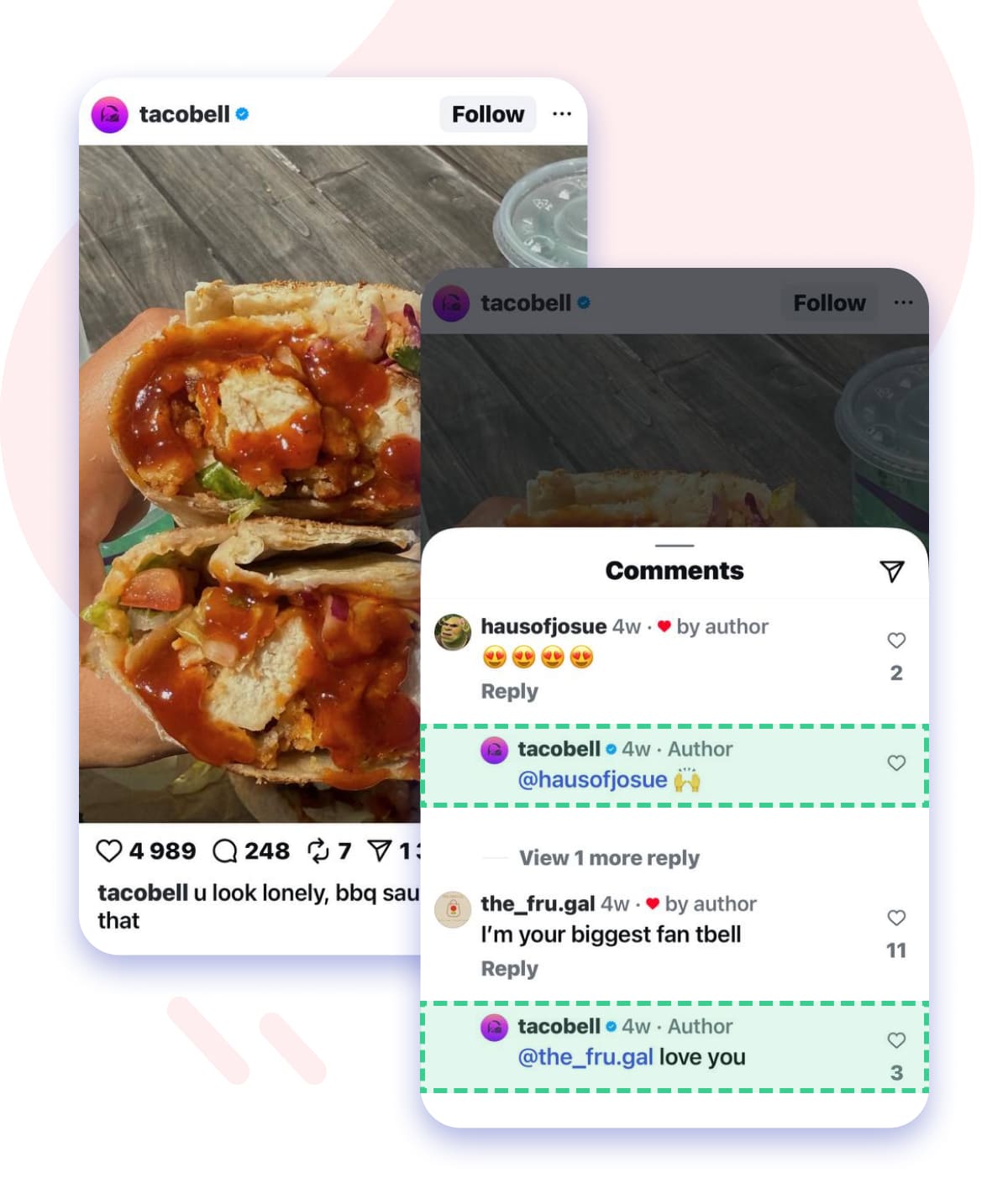 tacobell IG account