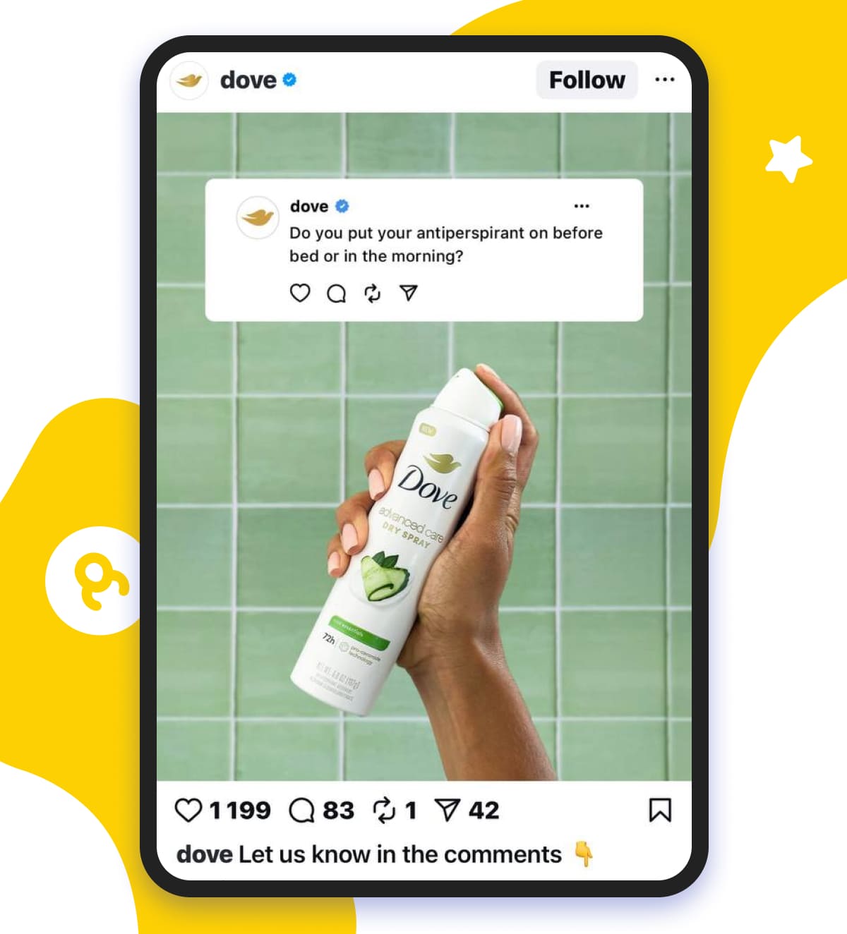 dove IG account