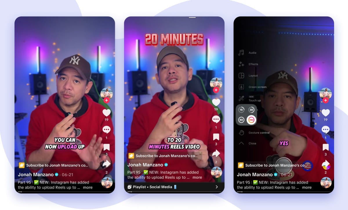 Jonah Manzano TikTok account