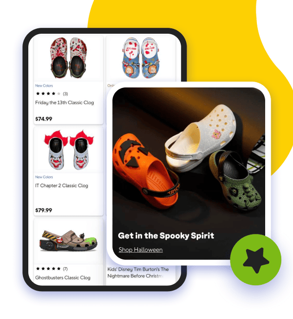 Halloween-themed Crocs