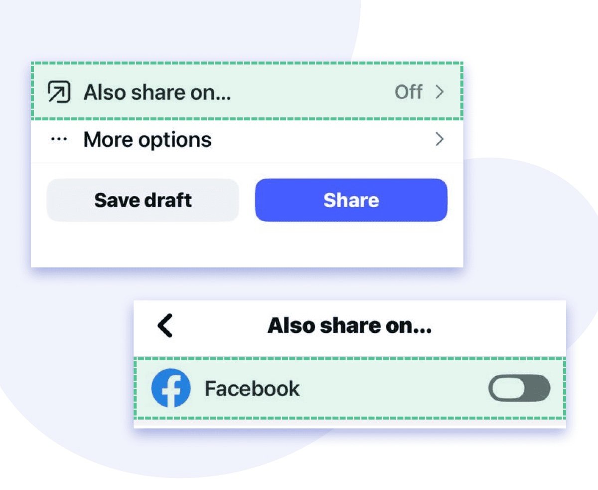 IG cross-posting to other socials