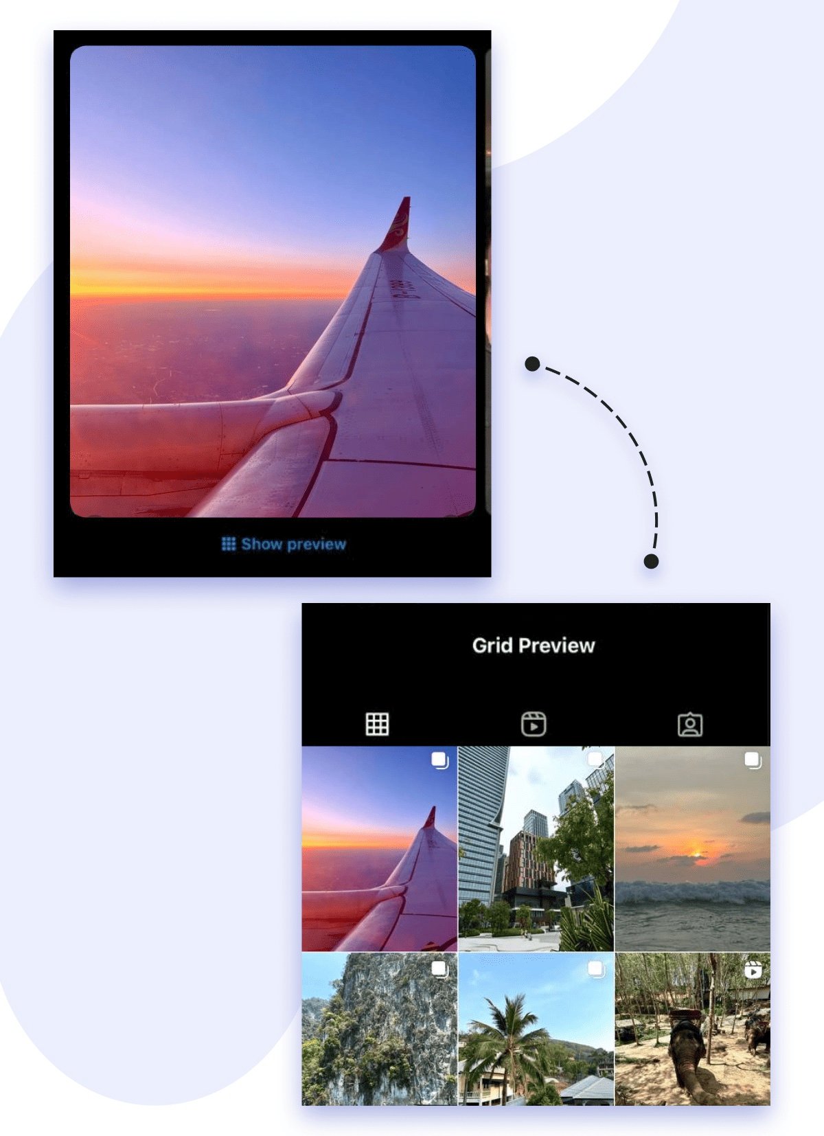 IG grid preview option