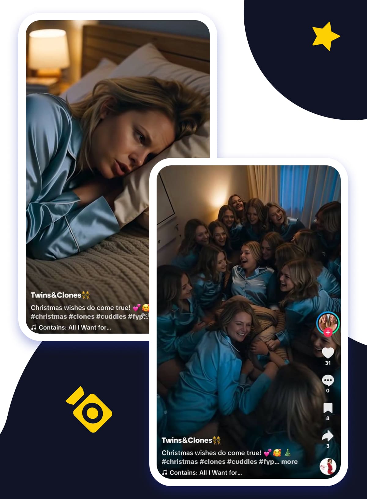 clone effect X-mas Reel