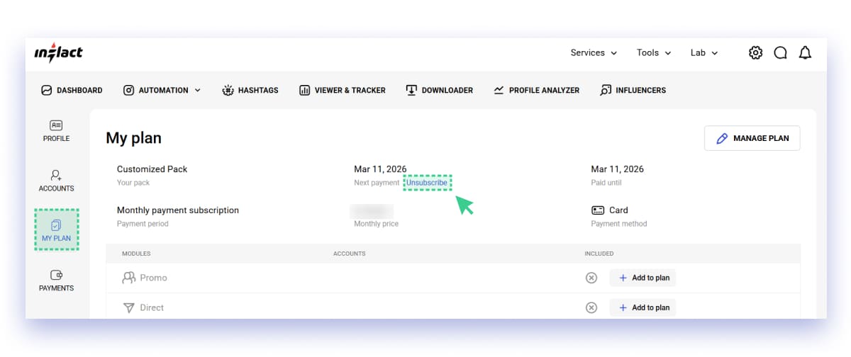 Canceling Your Subscription