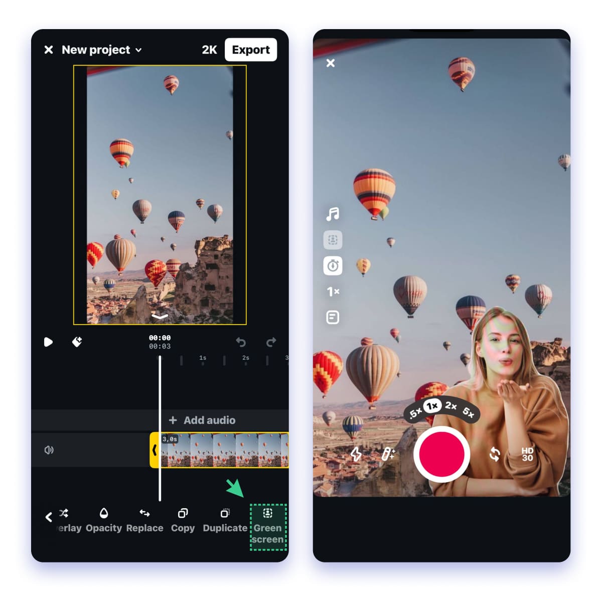 how to make IG edits