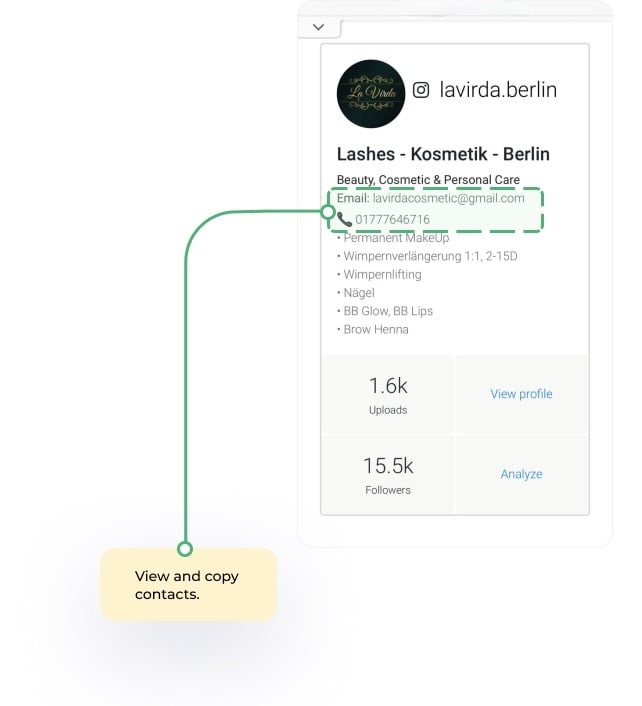 contact users by email for outreach