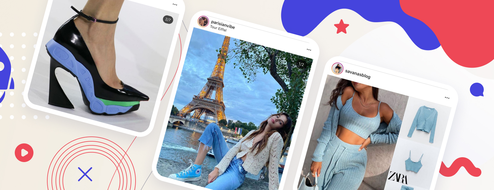 3 Instagram fashion influencers who influence without original photos (brilliant examples of content repurposing + takeaways)