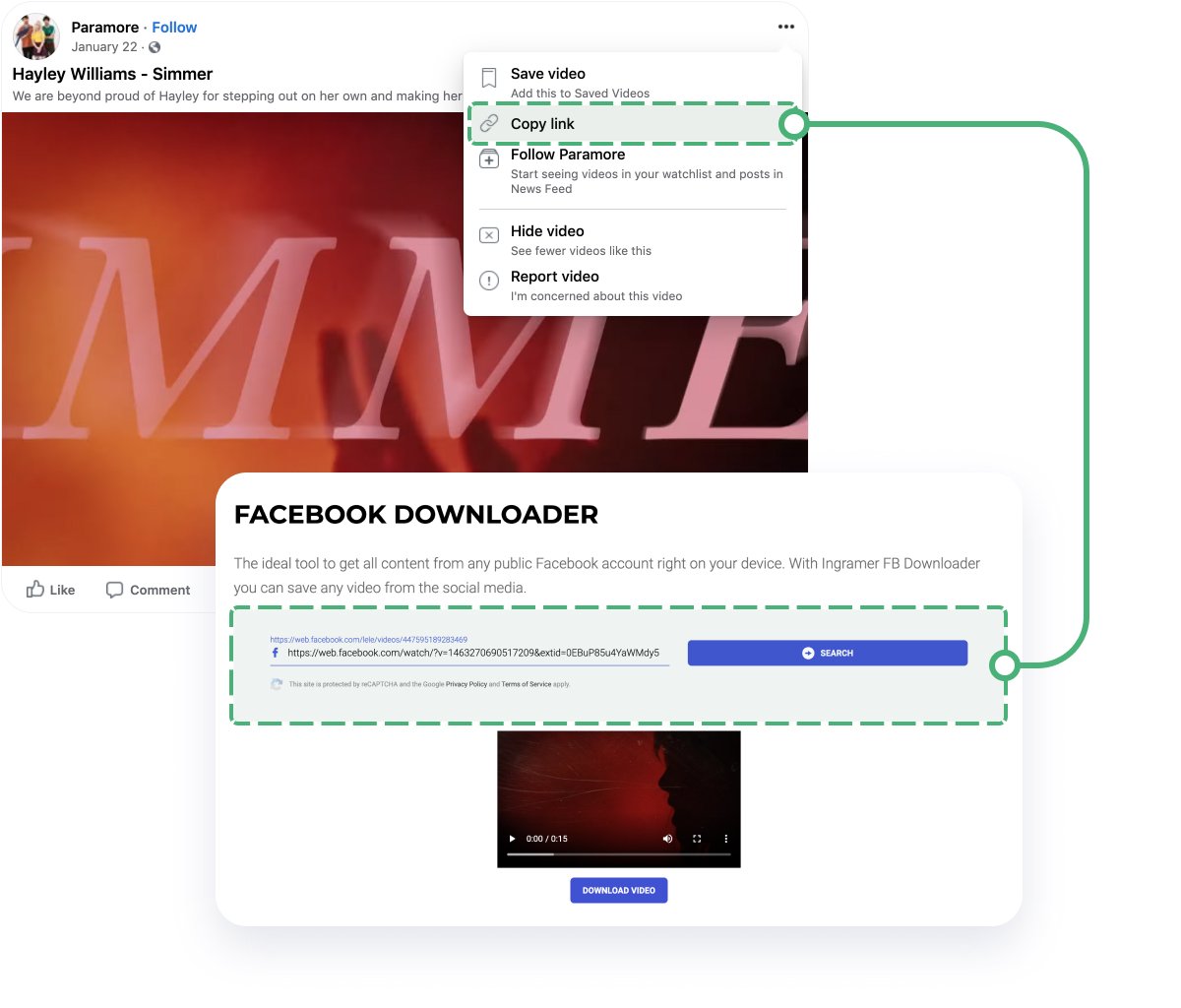 Inflact Facebook Downloader