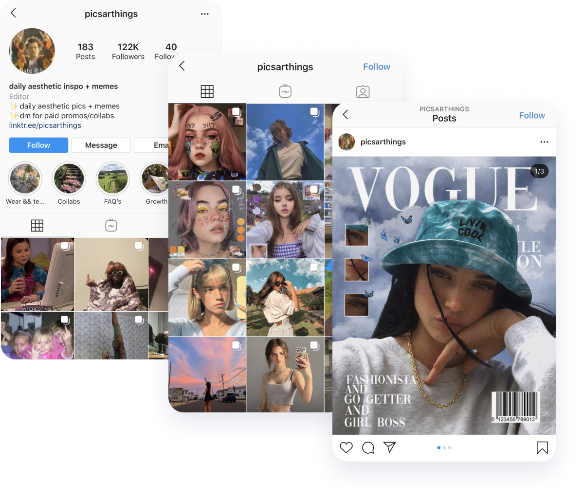 viral visual trends on Instagram