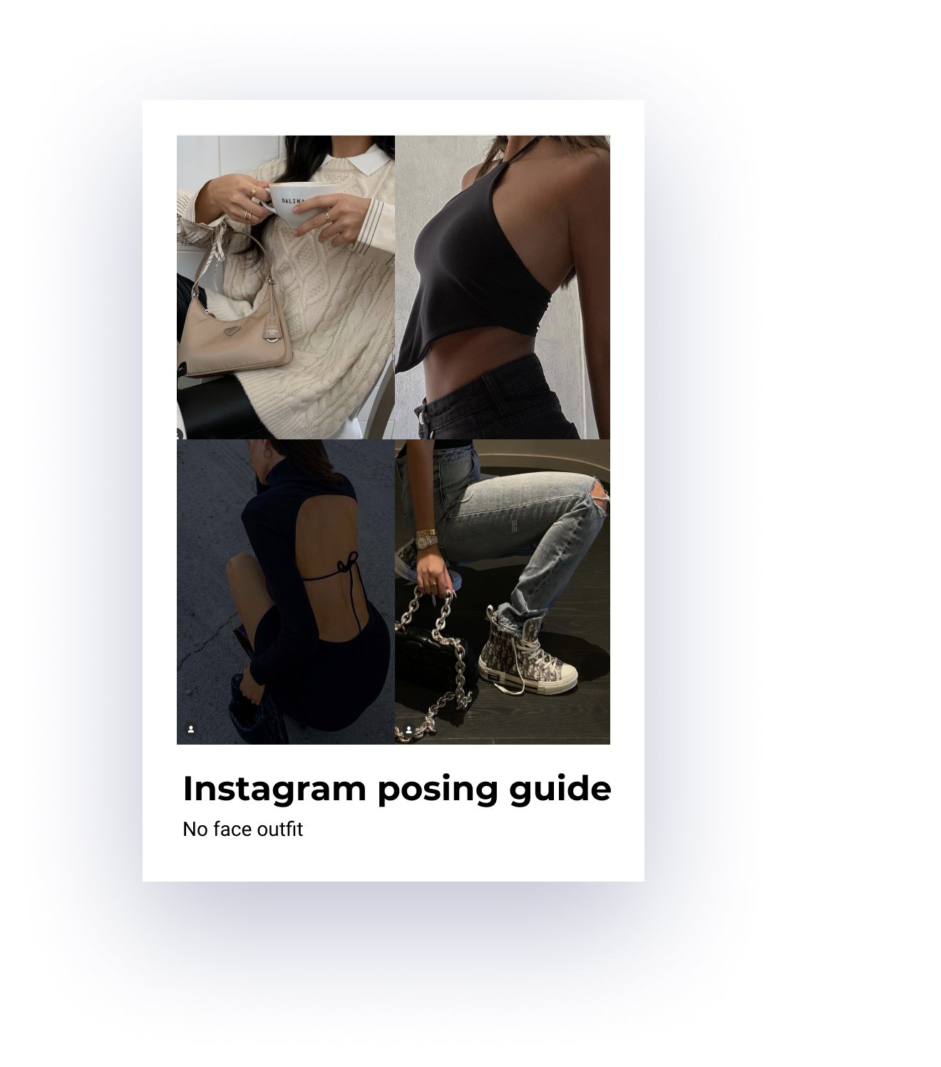 8 Easy Poses for Instagram You Can Try - Emma's Edition