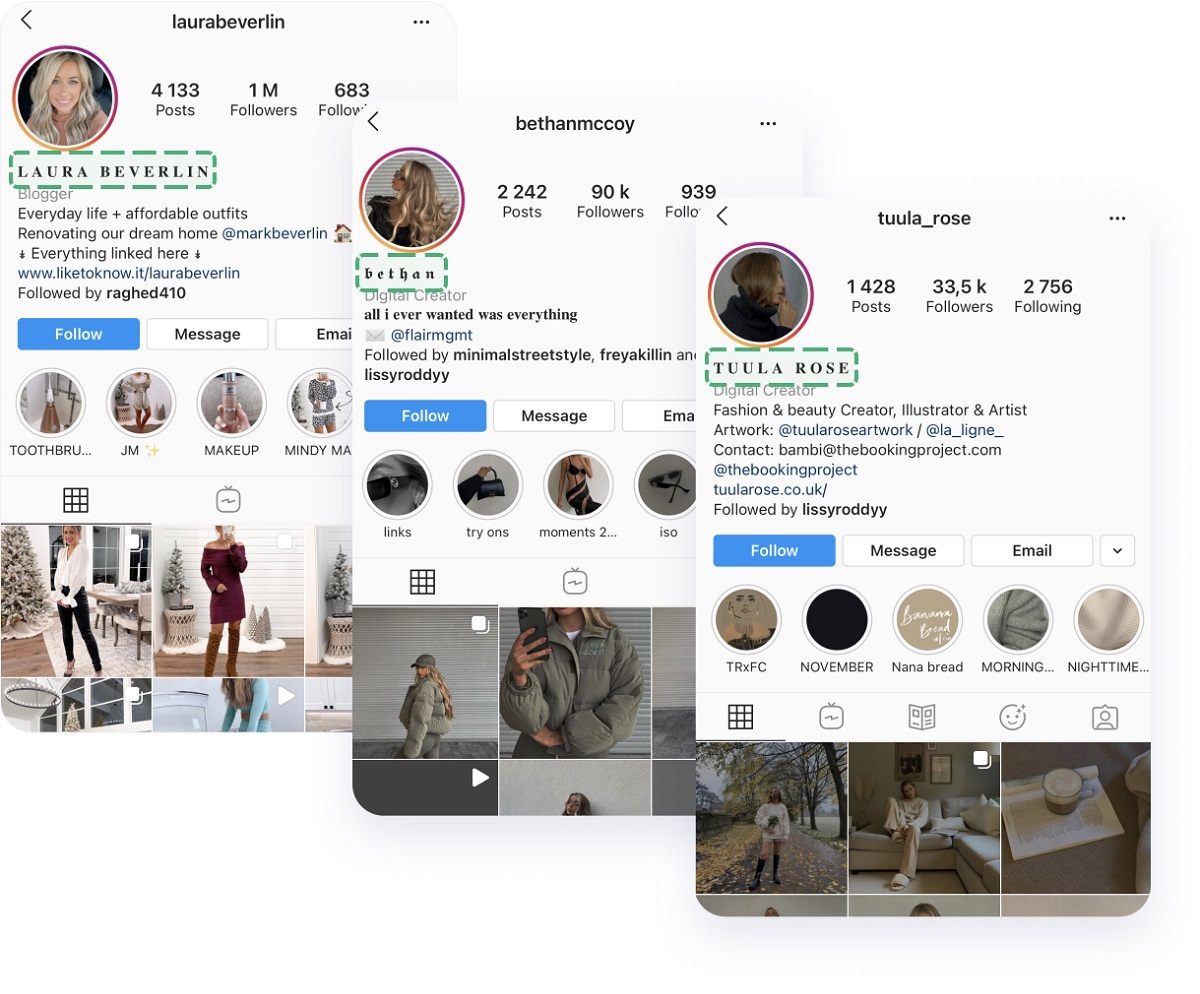 Instagram visual identity