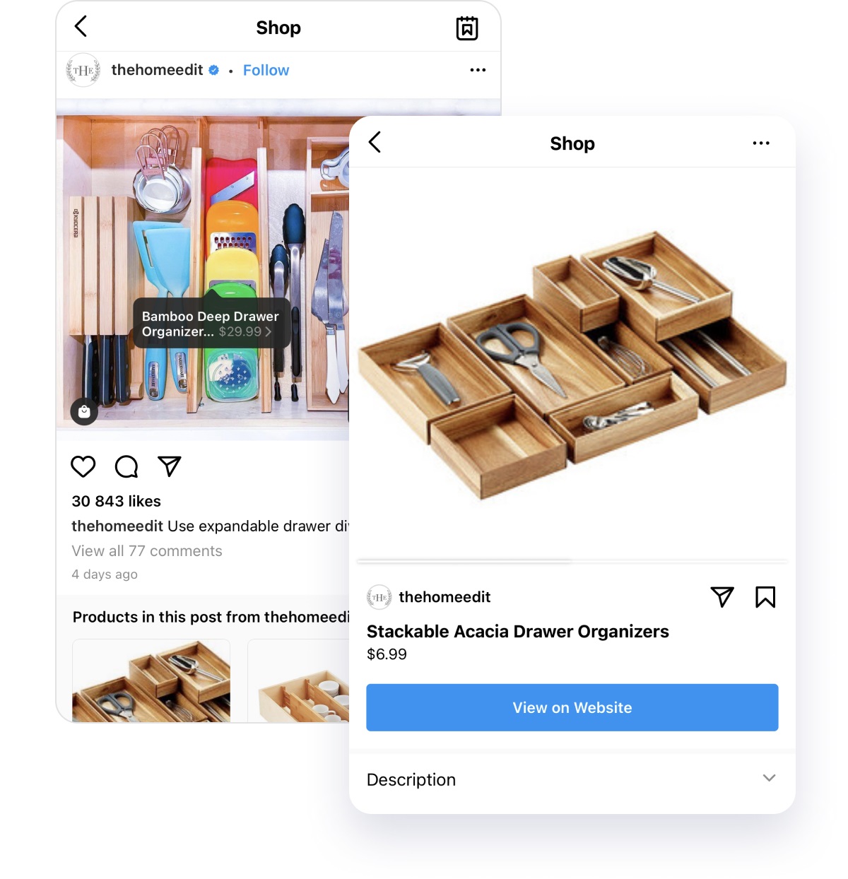 sell products on Instagram