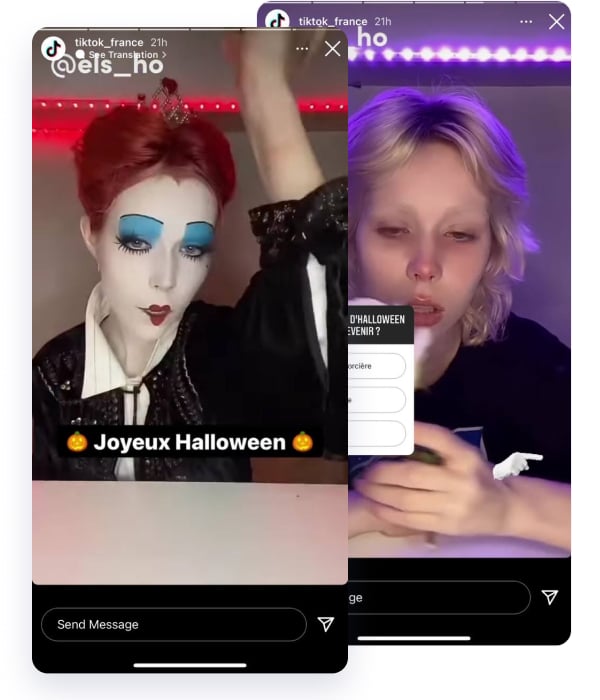 download tiktok for IG stories