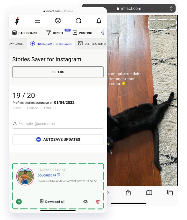 How to repost on Instagram with Stories Downloader