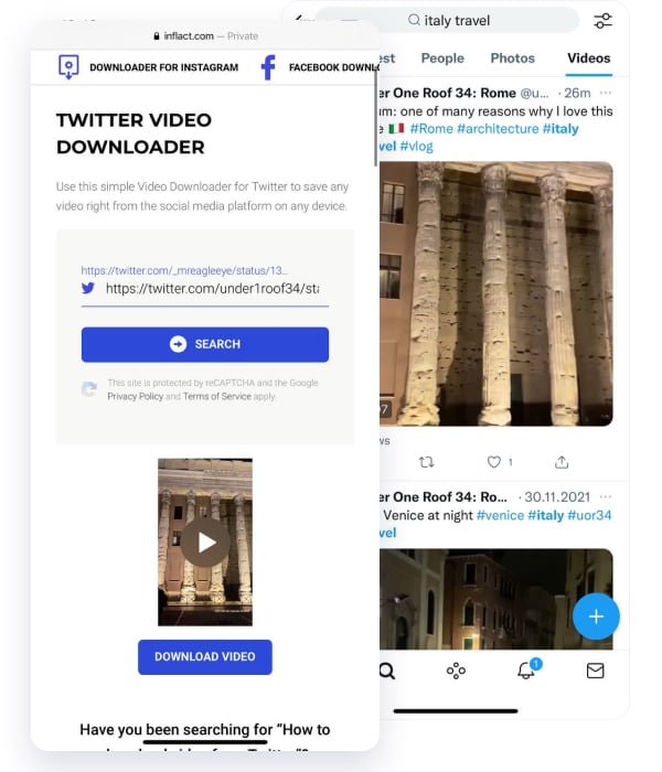 how to save twitter videos via twitter downloader