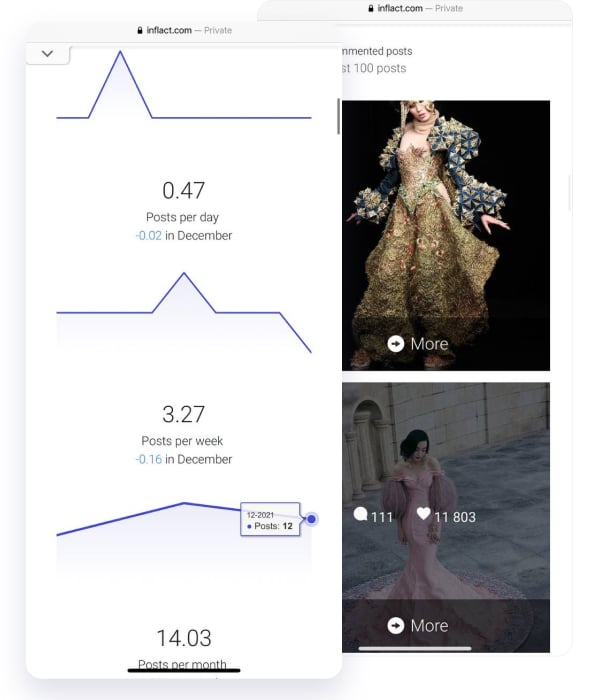 insta Stories analysis with profile analyzer