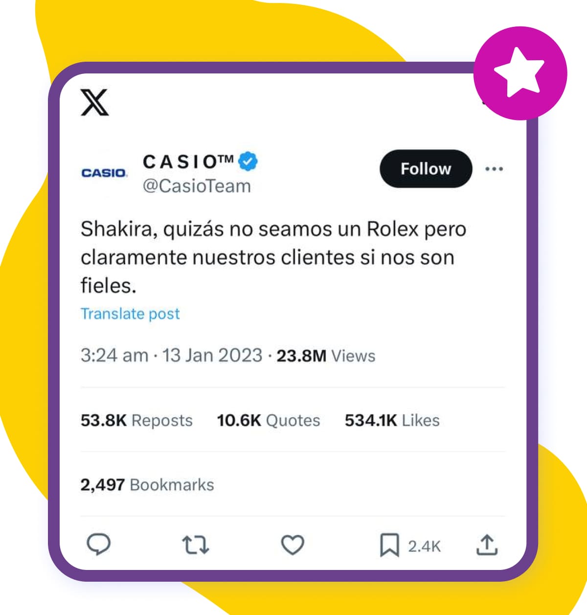 Casio media case
