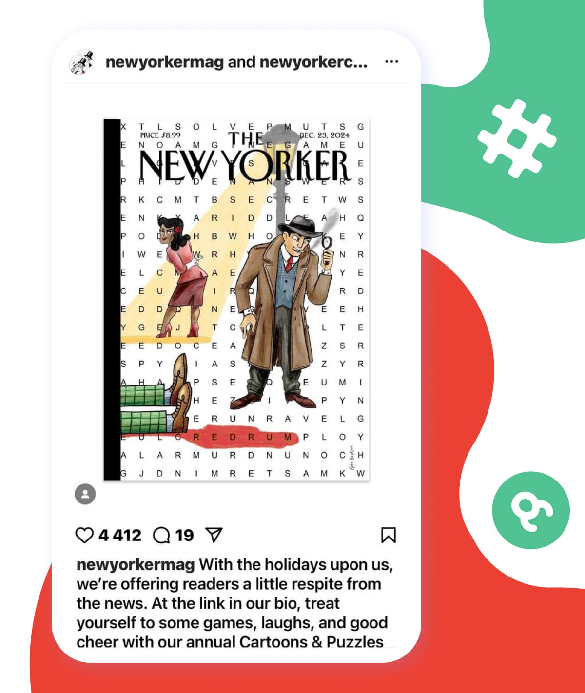 The New Yorker holiday content