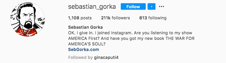 Sebastian Gorka screenshot