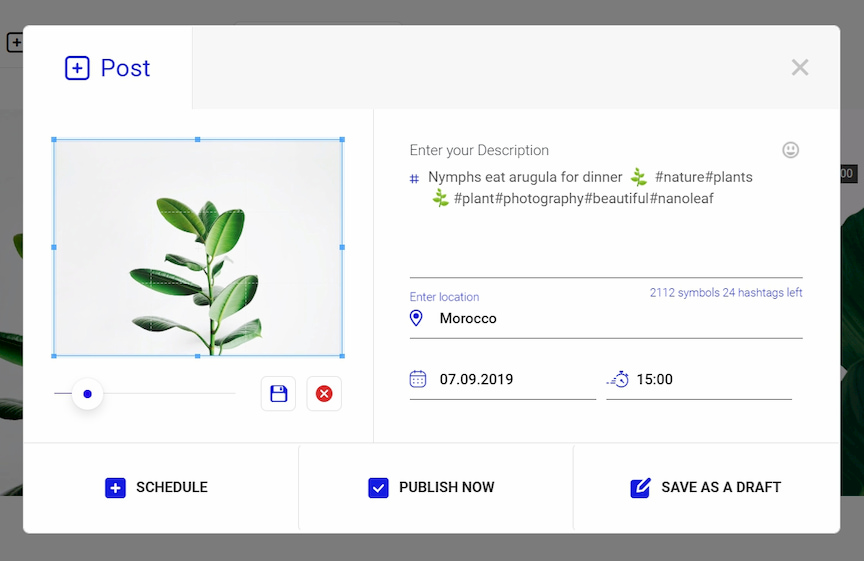 how to schedule posts on Instagram with Inflact