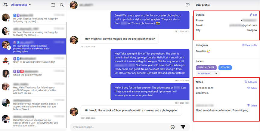 instagram dm on pc full