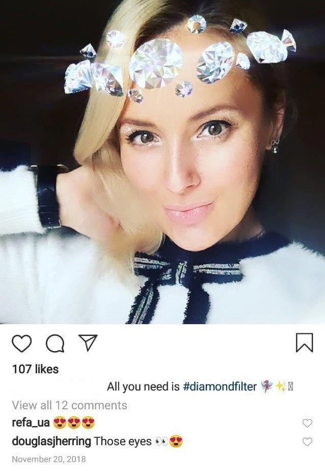 diamond filter in instagram