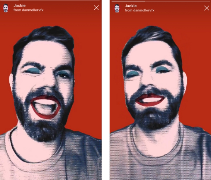 Fun AR Effects For Instagram Stories Jackie