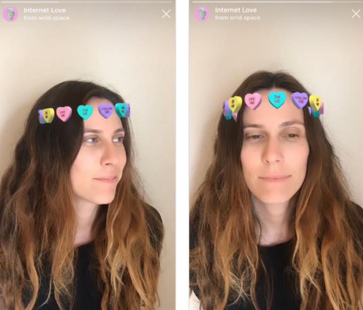 Fun AR Effects For Instagram Stories internet love