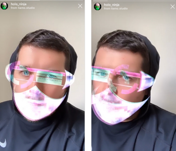 Fun AR Effects For Instagram Stories holo-ninja