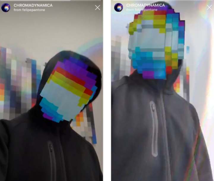 Fun AR Effects For Instagram Stories chromodynamica