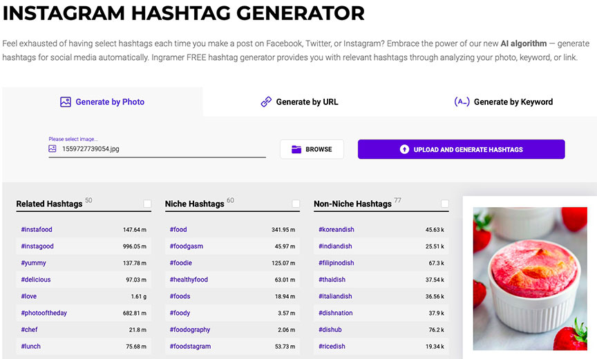 instagram hashtag generator