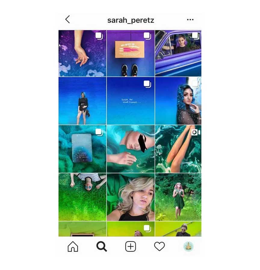 Basic colors in instagram