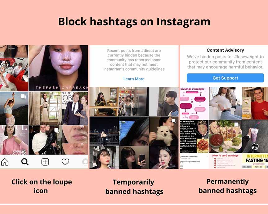 How to check if a hashtag is banned screenshot